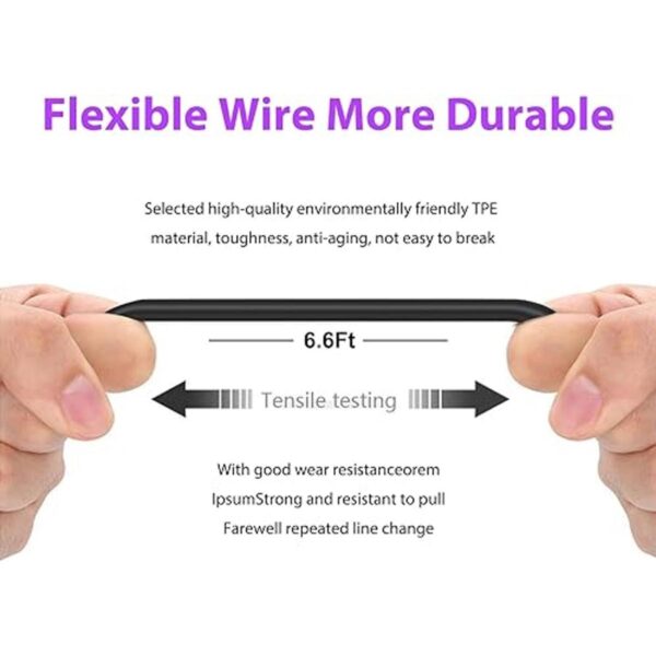 Cable de carga USB C de 6 pies para ATT Calypso 23_4