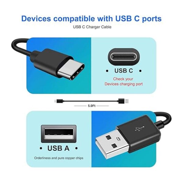 Cargador de altavoces Bluetooth USB C cable de carga