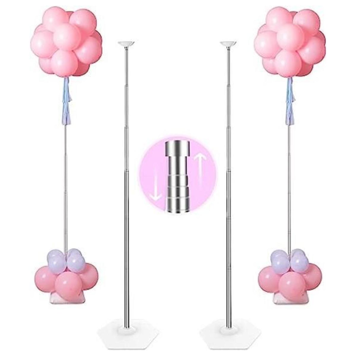 YALLOVE Kit de soporte de columna de globo de metal