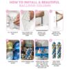 YALLOVE Kit de soporte de columna de globo de metal_5