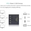 eKL Interruptor USB 4 computadoras 2 dispositivos USB_2