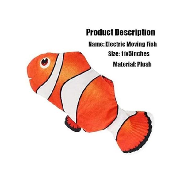 Juguetes de peluche interactivos de peces eléctricos_2
