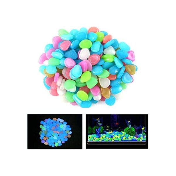 QIAONIUNIU Piedras coloridas que brillan en la oscuridad