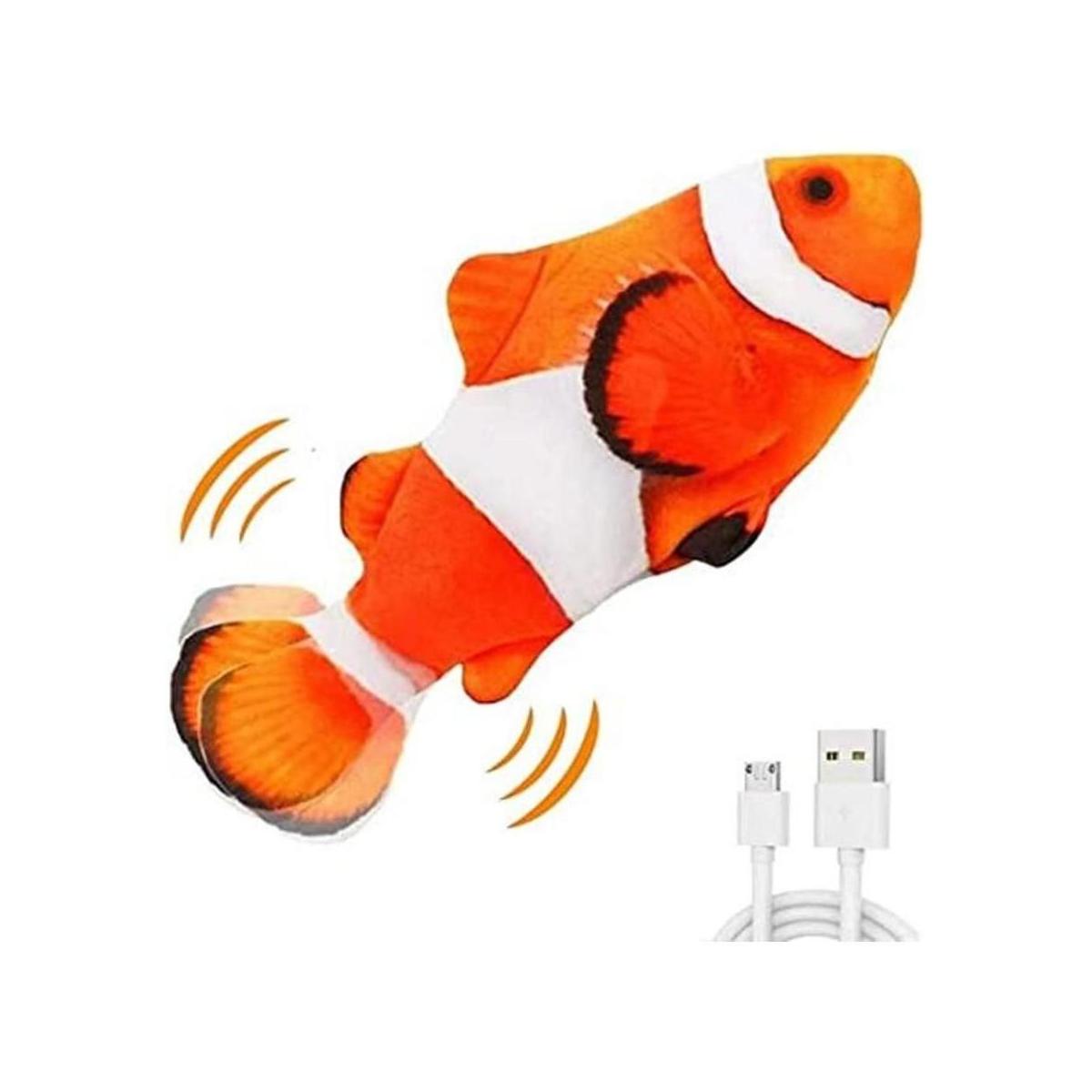 Juguetes de peluche interactivos de peces eléctricos