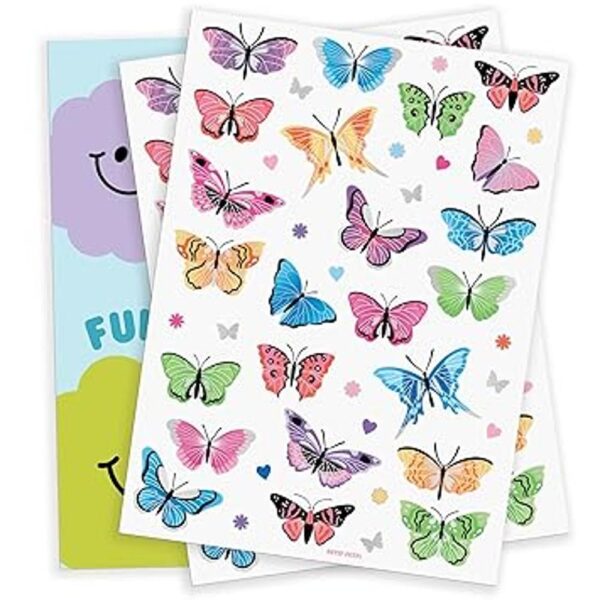 xo Fetti Tatuajes temporales de mariposa 46 estilos de_2