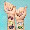 xo Fetti Monster Truck Party Supplies Tatuajes_3
