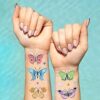 xo Fetti Tatuajes temporales de mariposa 46 estilos de_3