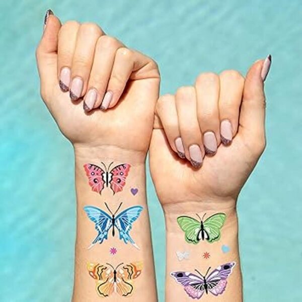 xo Fetti Tatuajes temporales de mariposa 46 estilos de_3