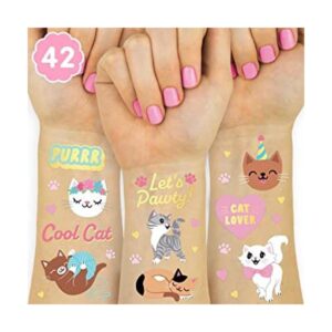 xo Fetti Tatuajes temporales para gatos para niños_1