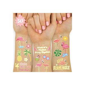 xo Fetti Flamingo Tatuajes temporales para niños estilos