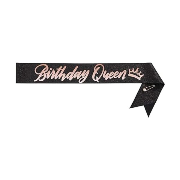 xo Fetti Banda de cumpleaños Queen tiara Brillo_5