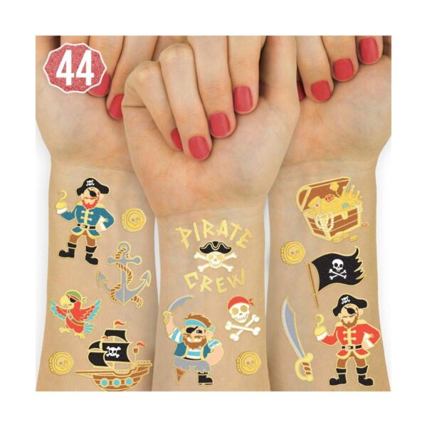 xo Fetti Suministros de fiesta pirata Tatuajes_1