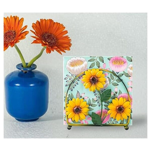 Servilletero para mesa de girasol de granja servilleta de