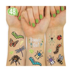 xo Fetti Tatuajes temporales de insectos 48 estilos de_1