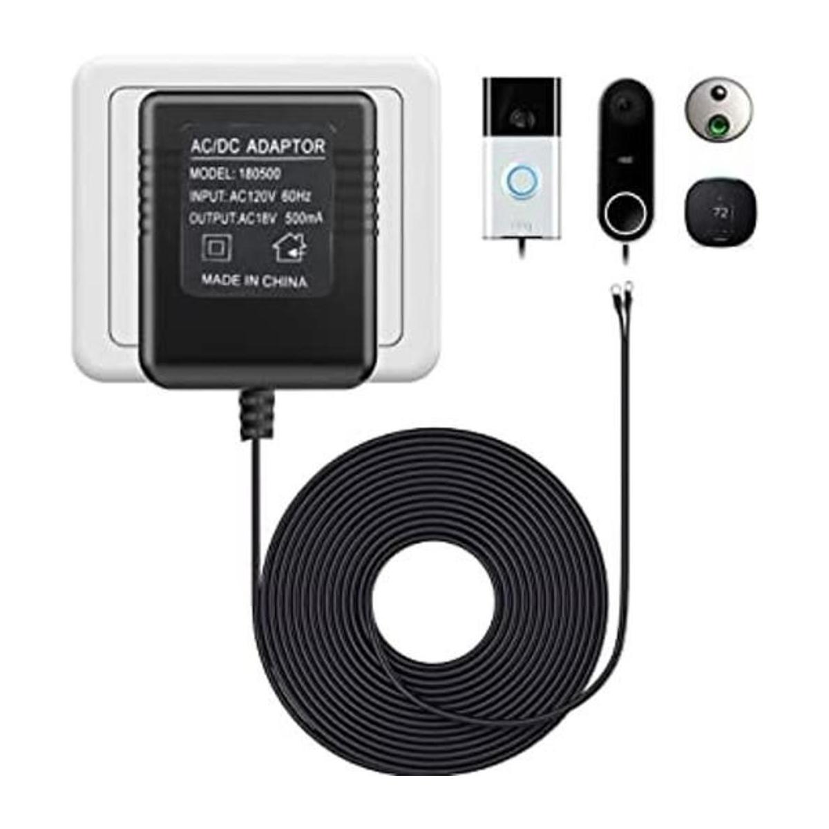 Adaptador de corriente para timbre de puerta