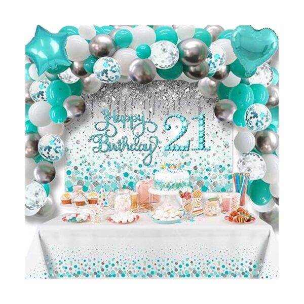 Decoraciones de cumpleaños número 21 para ella color_1