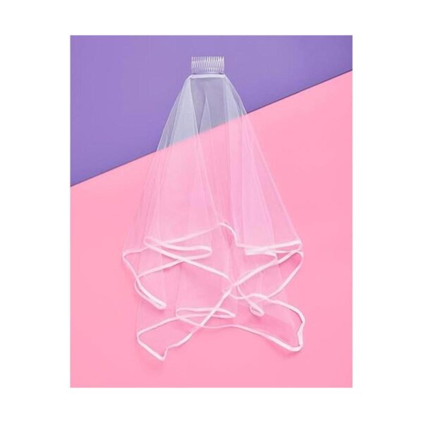xo Fetti Faja de despedida de soltera velo Bride to_6