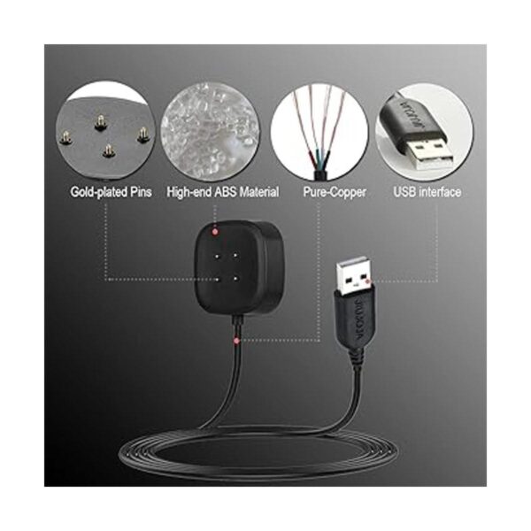 Paquete de 2 cables compatibles con Fitbit Versa 3 Sense_2