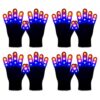 ONEREED 4 Pairs LED Gloves Light up Gloves for Kids Boys_1
