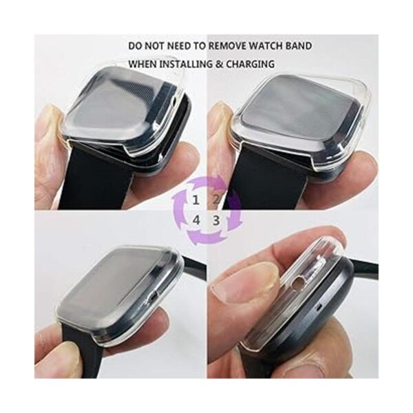 Base de repuesto compatible con cargador Fitbit Versa 2_3