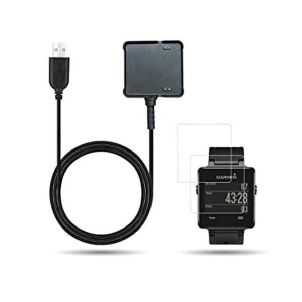 Jiujoja para Garmin Vivoactive Charger base de carga de_1
