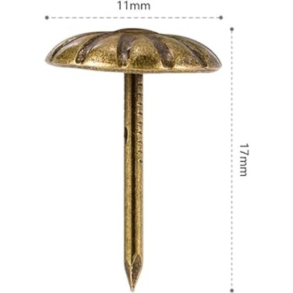 FUCAS Tapicería Tacks Muebles Clavos Clavos 150pcs Latón_3