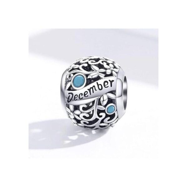 Abalorio de piedra de nacimiento para pulsera de