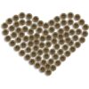 FUCAS Tapicería Tacks Muebles Clavos Clavos 150pcs Latón_2