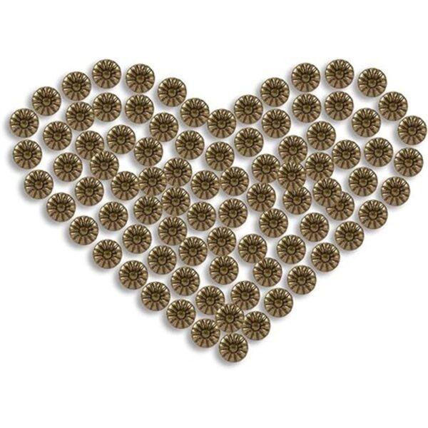 FUCAS Tapicería Tacks Muebles Clavos Clavos 150pcs Latón_2