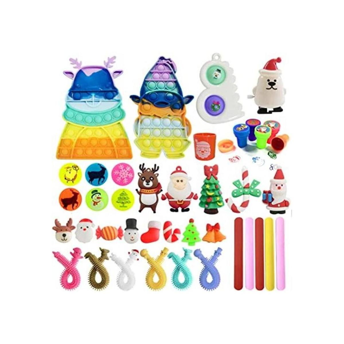 Surtido de juguetes de hoyuelos de Navidad decoraciones