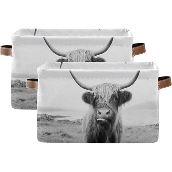 xigua 1 cesta de almacenamiento divertida de vacas altas