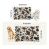 xigua Cama para perros con estampado de vaca suave y_3