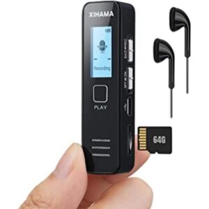 XIHAMA Mini grabadora de voz de 64 GB grabadora de voz_1