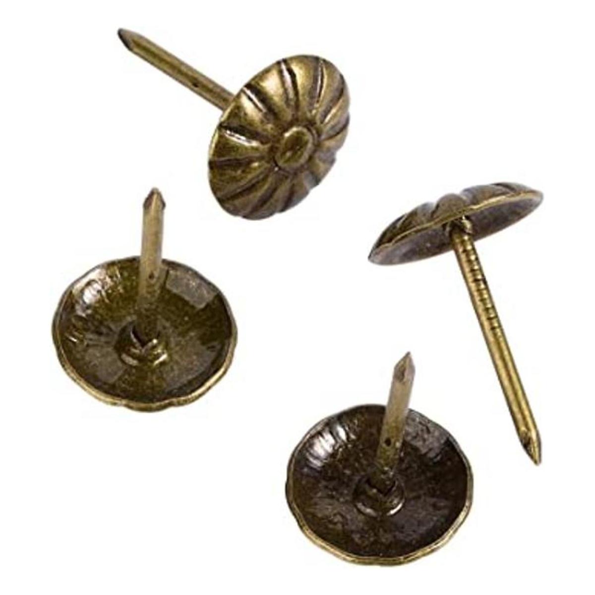 FUCAS Tapicería Tacks Muebles Clavos Clavos 150pcs Latón