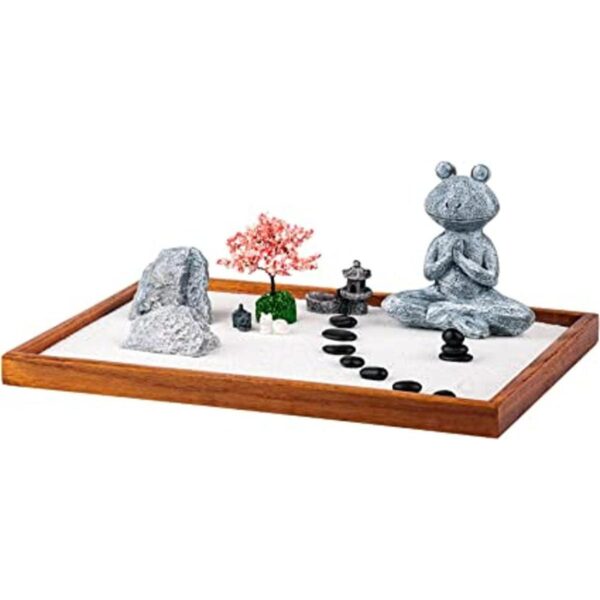Zen Garden Kit de jardín Zen para escritorio accesorios_1