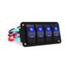 Panel de interruptor basculante de 4 bandas de aluminio_1