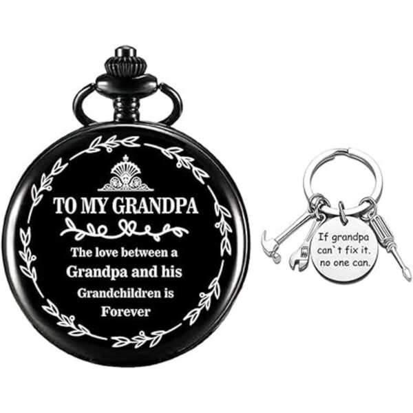 YEEHUA Regalos para el abuelo de nieto para nieta grabado_2