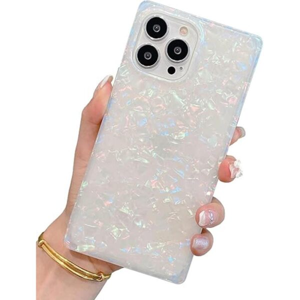 BANAILOA Funda cuadrada compatible con Sparkle iPhone 13_1