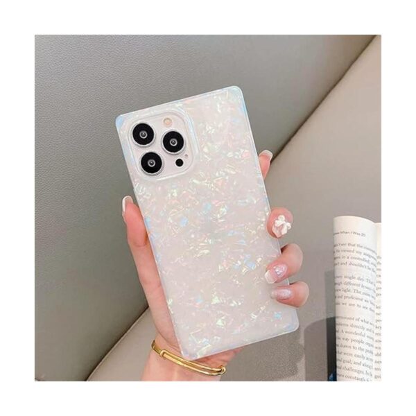 BANAILOA Funda cuadrada compatible con Sparkle iPhone 13_2