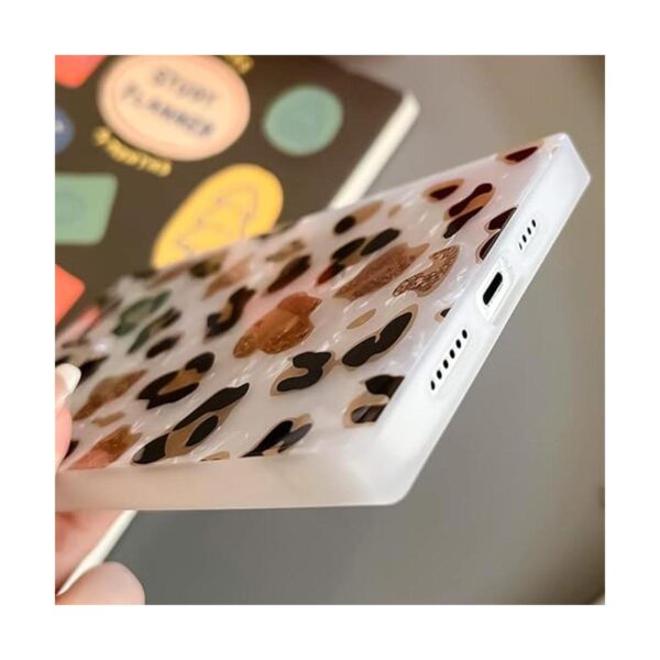 BANAILOA Funda cuadrada de leopardo para iPhone 14 Pro_5