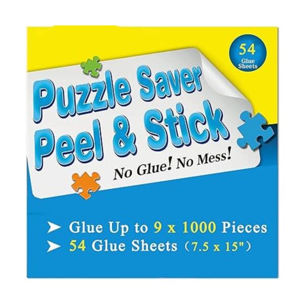 Preserve Juego de 9 hojas de pegamento para rompecabezas