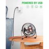 Ventilador de escritorio USB pequeño de 4 pulgadas mini_4