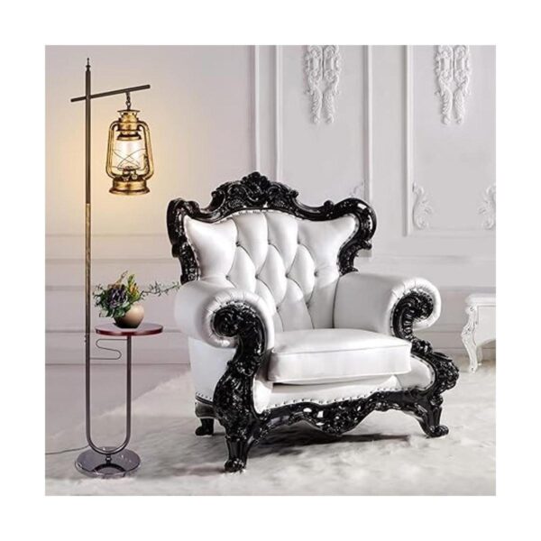 Vintage Floor Lamp with TableClassical Lantern Standing_3