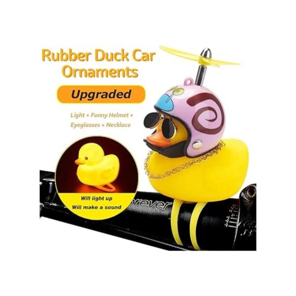 wonuu Adornos de goma de pato para automóvil 2 piezas de_2