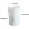 wongwongcat Ceramic Toothbrush Holder 300 ml Marble
