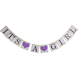 IT is A Girl Banner para decoraciones de ducha de bebé de_1