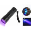 Luz negra linterna UV 12 LED 395nm para luz azul_3