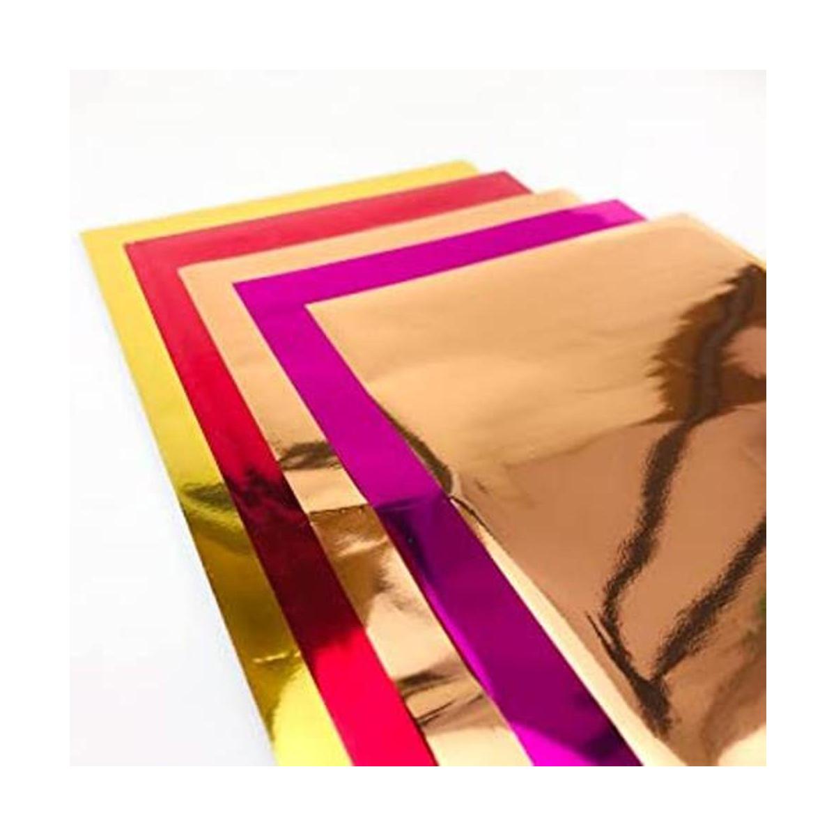 50 hojas de transferencia de papel de aluminio para Cricut