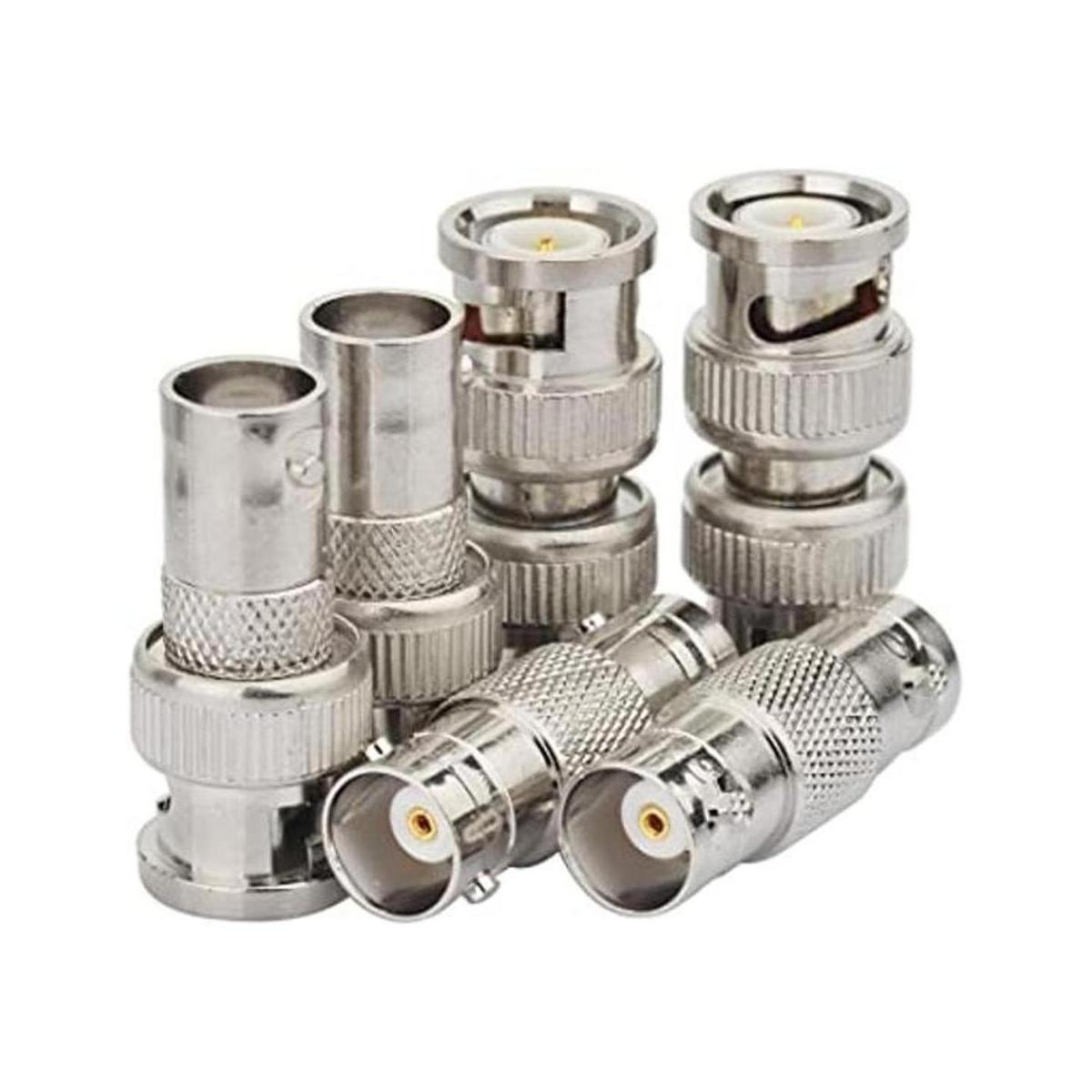 Superbat Kit de adaptador BNC macho y hembra a