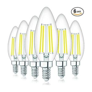 Winshine Bombilla LED E12 regulable para candelabro luz_1